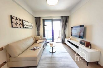 Lovely 2bedrooms & 2bathrooms service apt @Zhongning Rd,free for gym &Wifi Listing on SmartShanghai housing